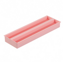 Blue Rankin plastic slide file storage system with 200 slots for organizing and storing photographic or document slides.