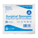 Box of 50 sterile woven gauze pouches by Rankin, 2x2 inch, 8-ply medical consumables for wound care.