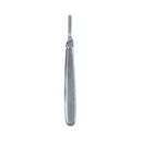Metal scalpel handles from Rankin, durable surgical tools for precise cutting, shown with blades attached.
