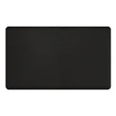 Black Rankin anti-fatigue mats with dual grip surface, designed for comfort and durability in workspaces.