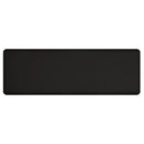Black Rankin anti-fatigue mat with dual grip surface, designed for comfort and safety in workspaces.