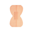 Box of 100 Rankin fabric bandages with four wings, suitable for wound care and skin protection.