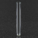 Borosilicate glass culture tubes by Rankin, 3ml capacity, set of 10, 75mm length, used for laboratory consumables.