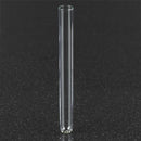 Set of 10 Rankin borosilicate glass culture tubes, 3ml capacity, 75mm length, ideal for laboratory consumables and scientific use.