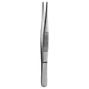 Straight serrated tissue forceps by Rankin, disposable surgical consumables for precise tissue handling in medical procedures.