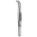 Rankin straight serrated tissue forceps, consumable surgical tools with fine tips for precise tissue handling.
