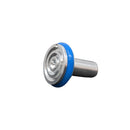 Blue circular 22mm Cryostat Specimen Disc Cryo Chucks by Rankin for Leica and Dakewe cryostat microtomes.