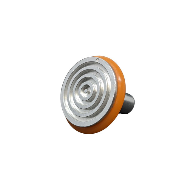 Blue 22mm Rankin cryostat specimen disc cryo chuck for Leica and Dakewe cryostat microtomes, used for holding tissue samples during freezing.
