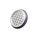 Blue circular cryostat specimen disc cryo chuck for Leica and Dakewe cryostats, 22mm diameter, Rankin consumables.