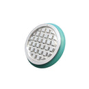 Blue Rankin cryostat specimen disc cryo chucks for Leica and Dakewe microtomes, 22mm circular consumable for tissue sectioning.