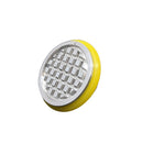 Blue circular Rankin cryostat specimen disc cryo chuck, 22mm size, compatible with Leica and Dakewe cryostats.