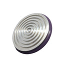 Blue circular Rankin cryostat specimen disc cryo chucks for Leica and Dakewe cryostats, 22mm diameter, consumable laboratory tool.