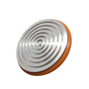 Blue Rankin cryostat specimen disc cryo chuck for Leica and Dakewe, 22mm circular consumable for precise tissue sectioning.