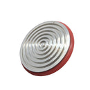 Blue Rankin cryostat specimen disc cryo chuck, 22mm circular consumable for Leica and Dakewe cryostats, used in tissue sectioning.