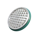 Blue circular Rankin cryostat specimen disc cryo chuck, 22mm, compatible with Leica and Dakewe cryostats, used for specimen holding.