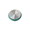 Blue Rankin CryoStar cryostat specimen disc chuck, 30mm circular consumable for cryostat sample preparation.