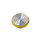 Blue 30mm CryoStar cryostat specimen disc cryo chuck, Rankin consumable for precision tissue sectioning in microscopy.