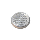 Rankin cryostat specimen disc cryo chuck for Leica CM1950, blue circular 30mm consumable for precise tissue sectioning.