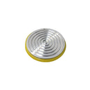 Blue circular 30mm cryostat specimen disc cryo chuck for Leica CM1950, used in histology and specimen preparation.