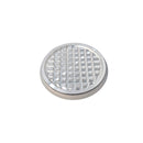 Blue 30mm cryostat specimen disc cryo chuck for Leica CM1950, used as a consumable in histology and tissue sectioning.