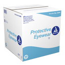 Full length Rankin face shield designed for personal protection, shown in a case of 40 consumable face shields.