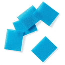 Blue Rankin biopsy foam pads, consumables pack of 1,000, used for medical sample collection and processing.