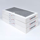Rankin Excelsior AS Carbon Filter Set with 1 charcoal and 2 formaldehyde filters for air purification.