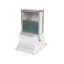 Rankin microscope slide dispenser for consumables, organized with multiple slots for holding microscope slides.