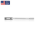 Rankin scalpel handle for double edge blades, medical surgical instrument with ergonomic grip for precise cutting.