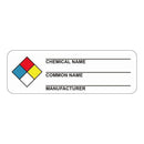Rankin SDS Chemical Labels RL/250, durable consumable labels with safety information for chemical containers.