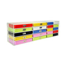 Rankin storage rack for microscope slide boxes, designed to organize and hold slide boxes securely in laboratory or lab storage areas.