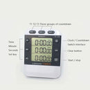 Rankin triple timer clock used for precise timing in consumables applications, featuring a clear digital display and control buttons.