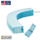 Rankin Laser Microbiopsy Cassettes with threaded lid, lavender-colored, designed for consumables, model CS/2,000, lid detached.