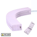 Rankin Laser Microbiopsy Cassettes, threaded lid detached, lavender color, consumables for tissue sampling, CS/2,000 capacity