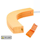 Rankin Laser Microbiopsy Cassettes with threaded lid, lavender color, designed for laboratory consumables, pack of 2,000.