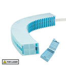 Rankin Laser Microbiopsy Cassettes with threaded lid, lavender color, for laboratory consumables, CS/2,000.