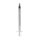 Pack of 100 Rankin 1cc syringe consumables without needles, featuring slip tips for medical or laboratory use.