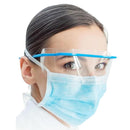 Pack of 10 Rankin disposable eye shields, clear protective consumables for safety and hygiene during medical or lab use.