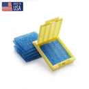 Blue biopsy foam pads from Rankin, 1,000-pack of consumables for medical or laboratory use.