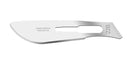 Box of 100 Rankin 22B Blunt Scalpel Blades, non-sterile carbon steel surgical blades for precise medical procedures