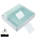Pack of Rankin Charged Microscope Slides for Ink Jet Printer, white case of 1, durable consumables for precise printing.