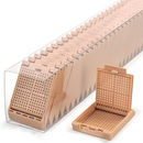 White Rankin Slim Biopsy Cassettes, sleeved, for laboratory tissue sample processing, shown in the image.