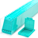 White Rankin Slim Biopsy Cassettes, Sleeved CS/750, medical consumables used for tissue sample collection and processing.