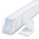 White Rankin Slim Tissue Cassettes, Sleeved CS/750, consumable laboratory supplies for tissue processing.