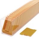 White Rankin Swing Biopsy Cassettes, Sleeved (CS/750) for tissue specimen processing, shown in a clean, organized display.