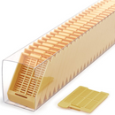 White Rankin Swing Tissue Cassettes, Sleeved CS/750, used for histology sample processing in laboratory settings.