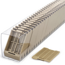 White Rankin Swing Tissue Cassettes, Sleeved CS/750, used for histology tissue processing in laboratory settings.