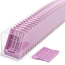 White Swing Tissue Cassettes, Sleeved CS/750 by Rankin, used for laboratory tissue sample processing.