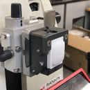 Rankin Quick Cassette Clamp for Leica Microtomes, repair part in black with metal components for precise specimen handling.