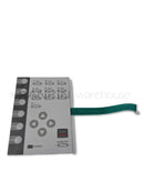 Rankin Sakura VIP 5 control panel keypad repair part, black with buttons and display screen, for maintenance or replacement.